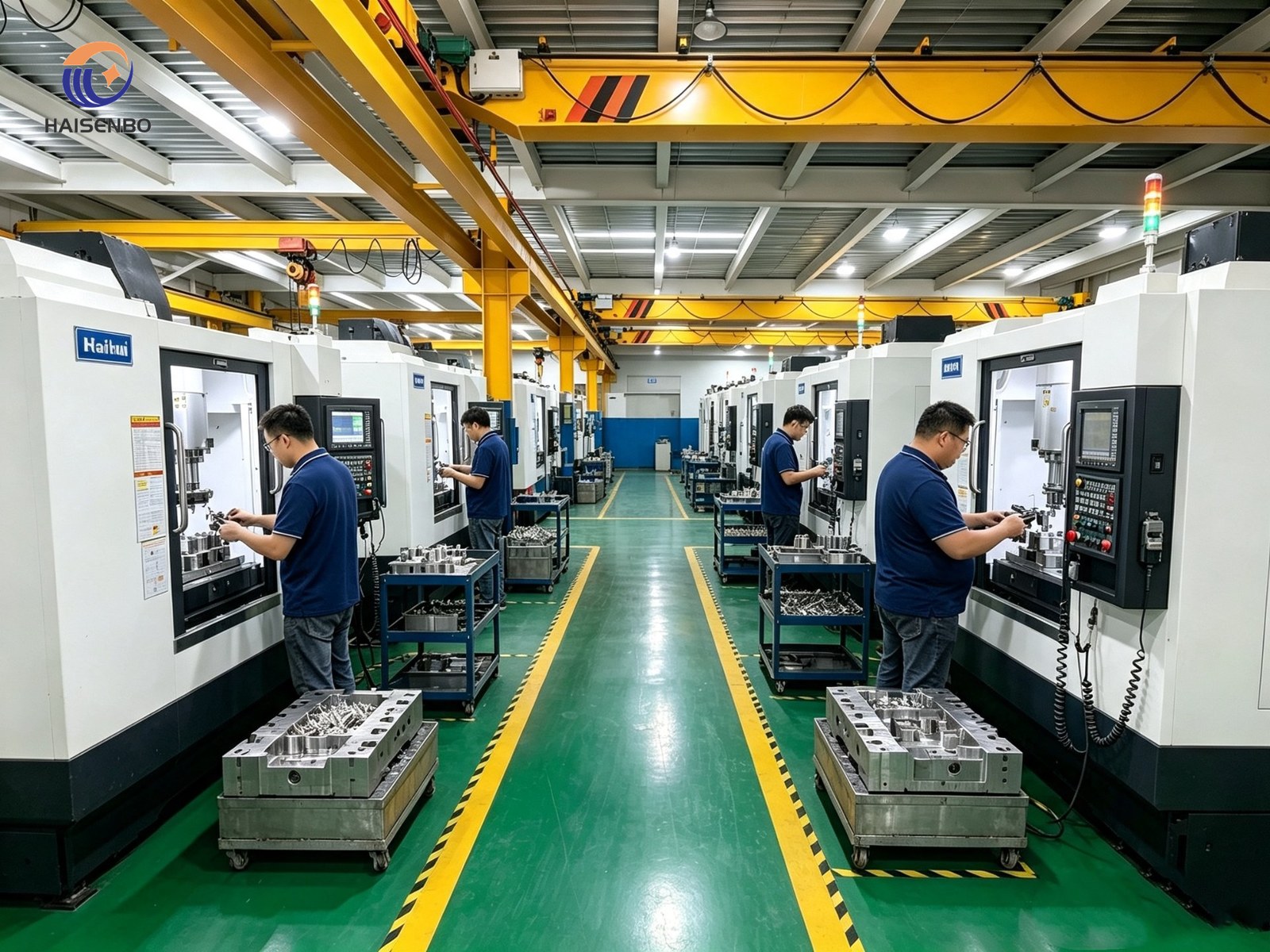 CNC machining workshop