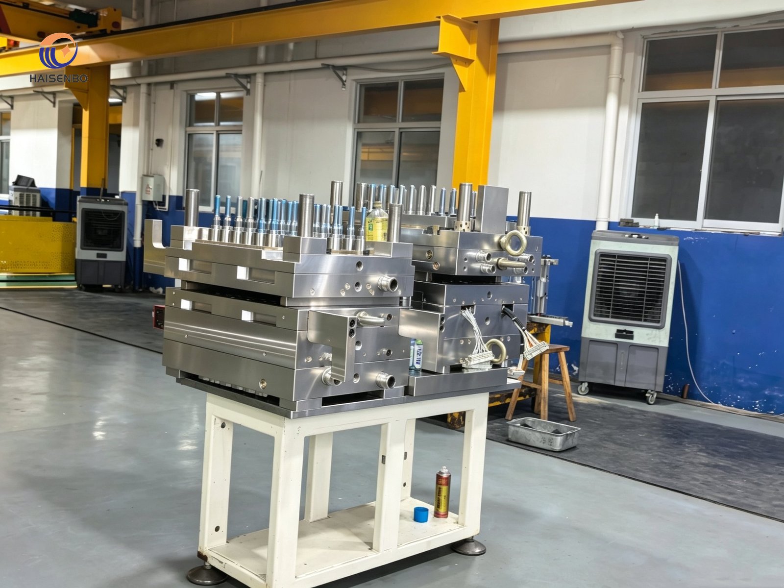 PET preform mold components machined in-house
