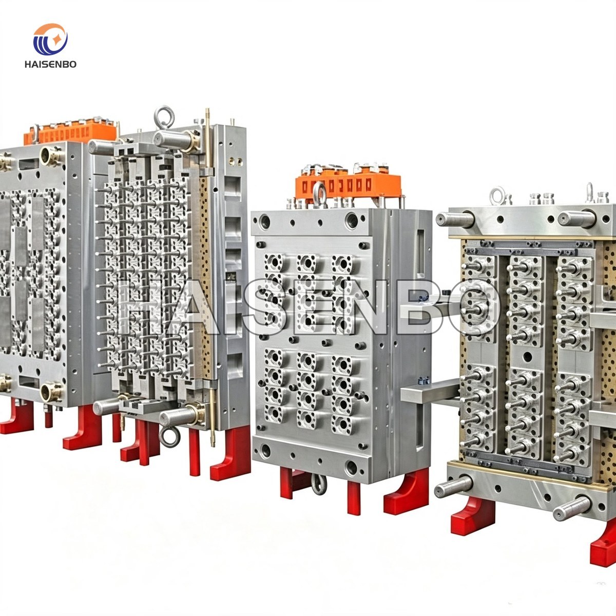 PET preform mold view 4